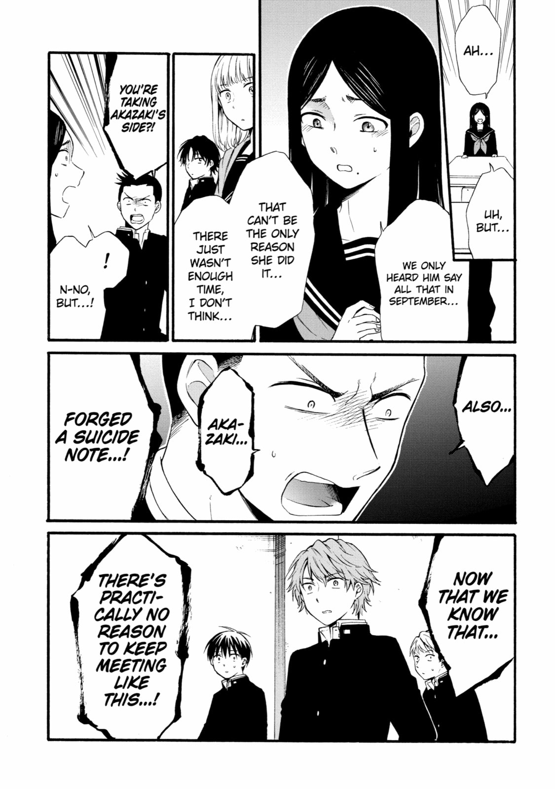 Read Suicide Notes Laid on the Table chapter 11 image 3 on Lezhin
