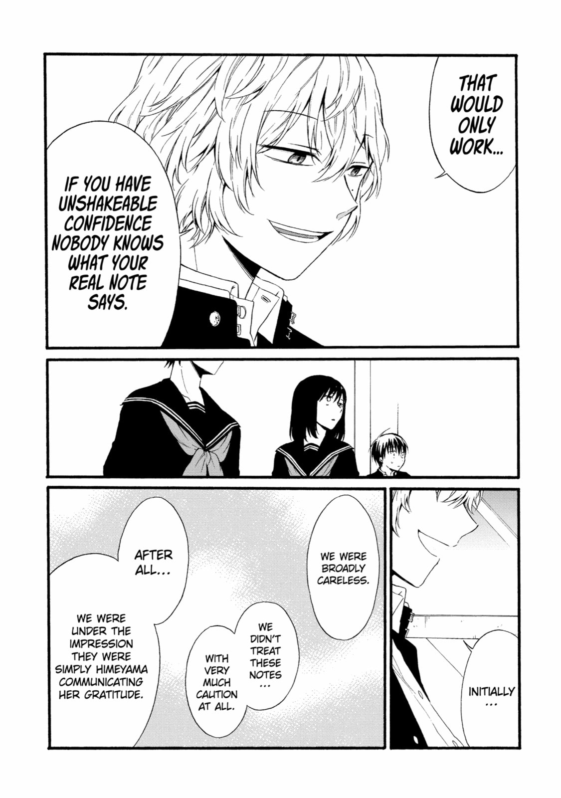 Read Suicide Notes Laid on the Table chapter 11 image 5 on Lezhin