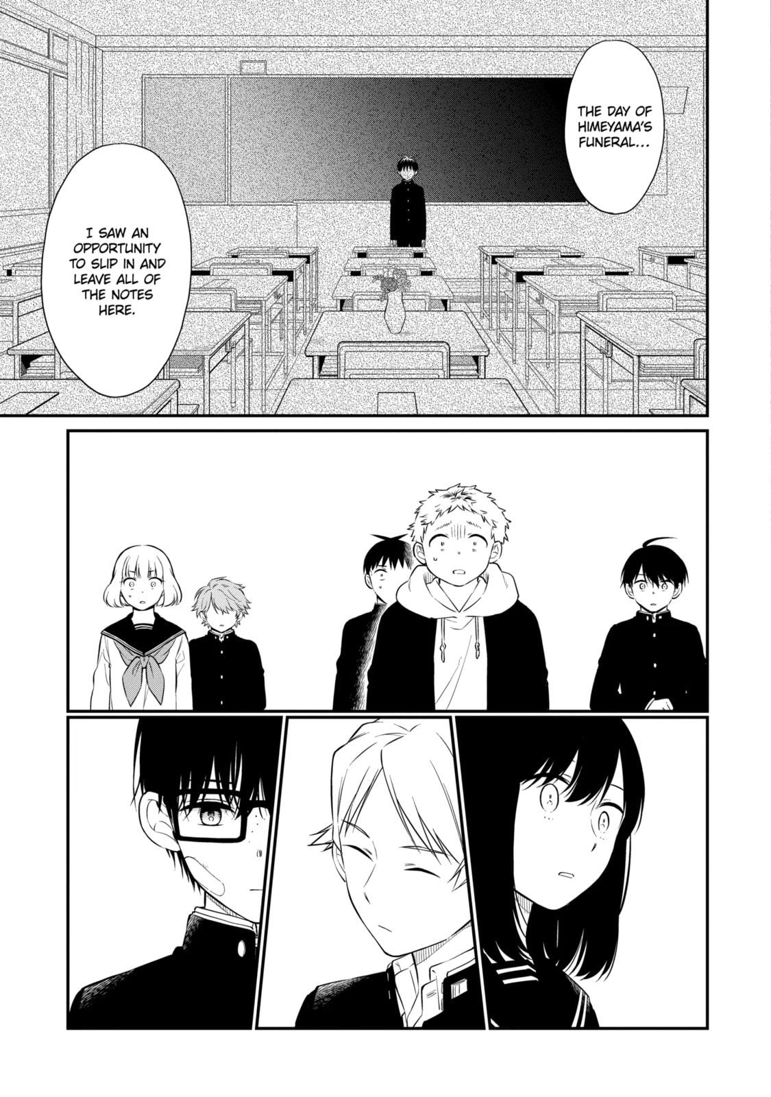Read Suicide Notes Laid on the Table chapter 12.1 image 10 on Lezhin