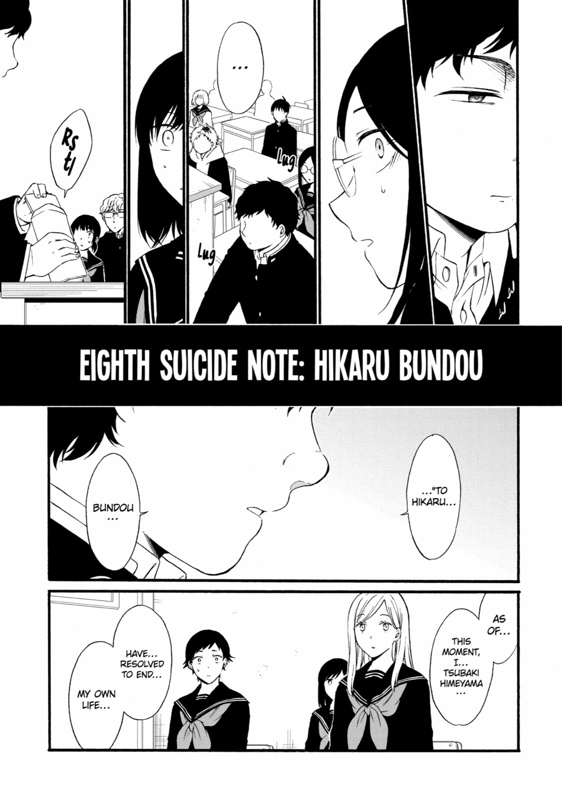 Read Suicide Notes Laid on the Table chapter 12 image 32 on Lezhin