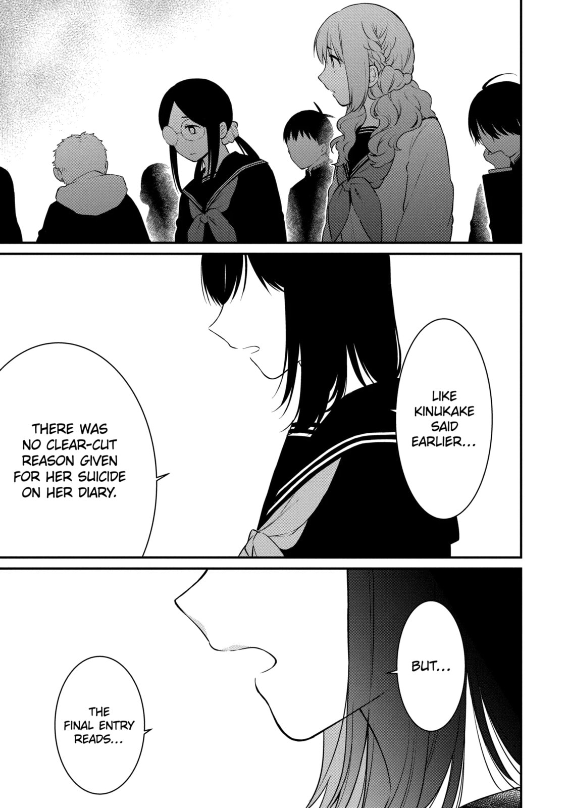 Read Suicide Notes Laid on the Table chapter 13.1 image 4 on Lezhin