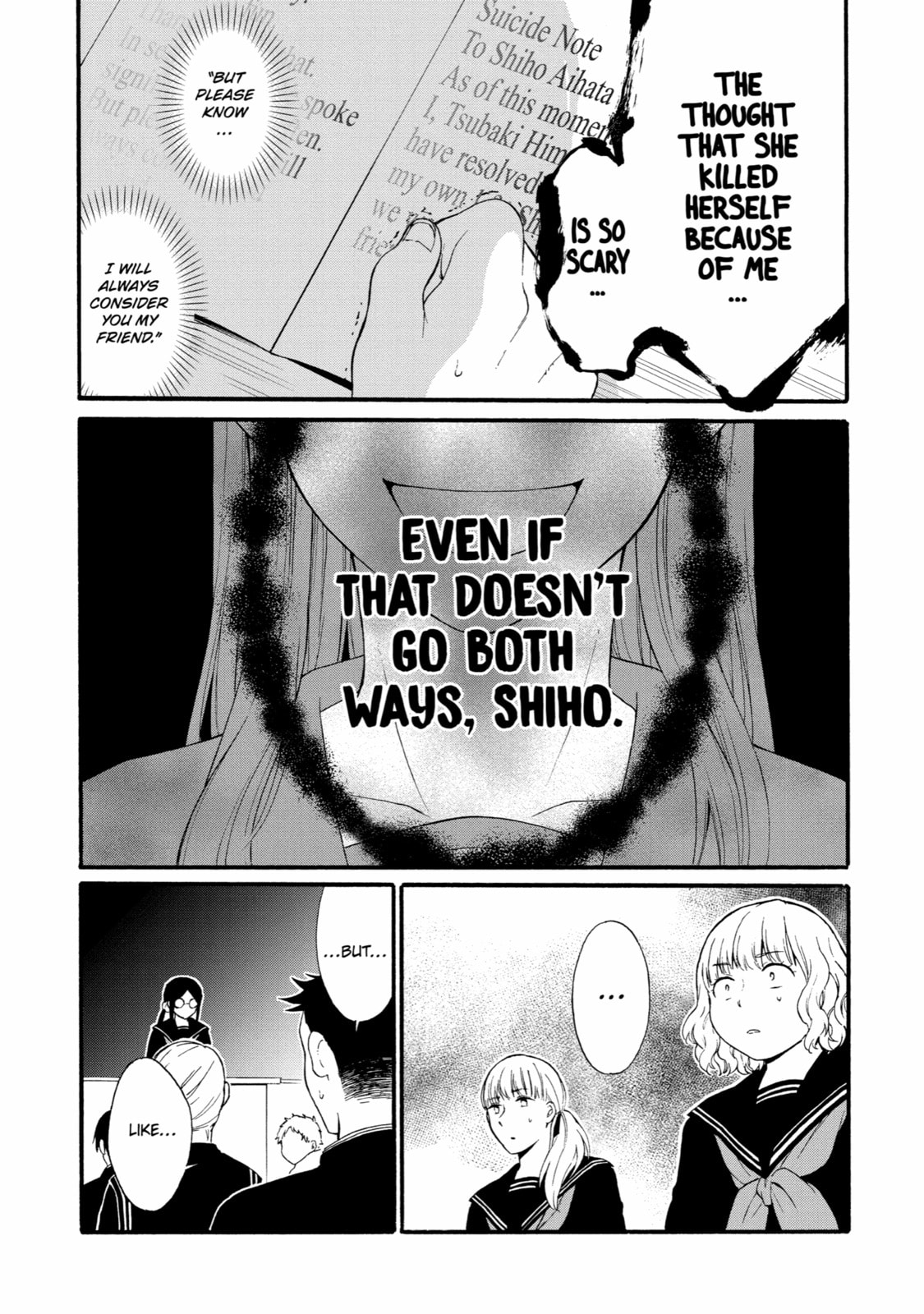 Read Suicide Notes Laid on the Table chapter 13 image 26 on Lezhin