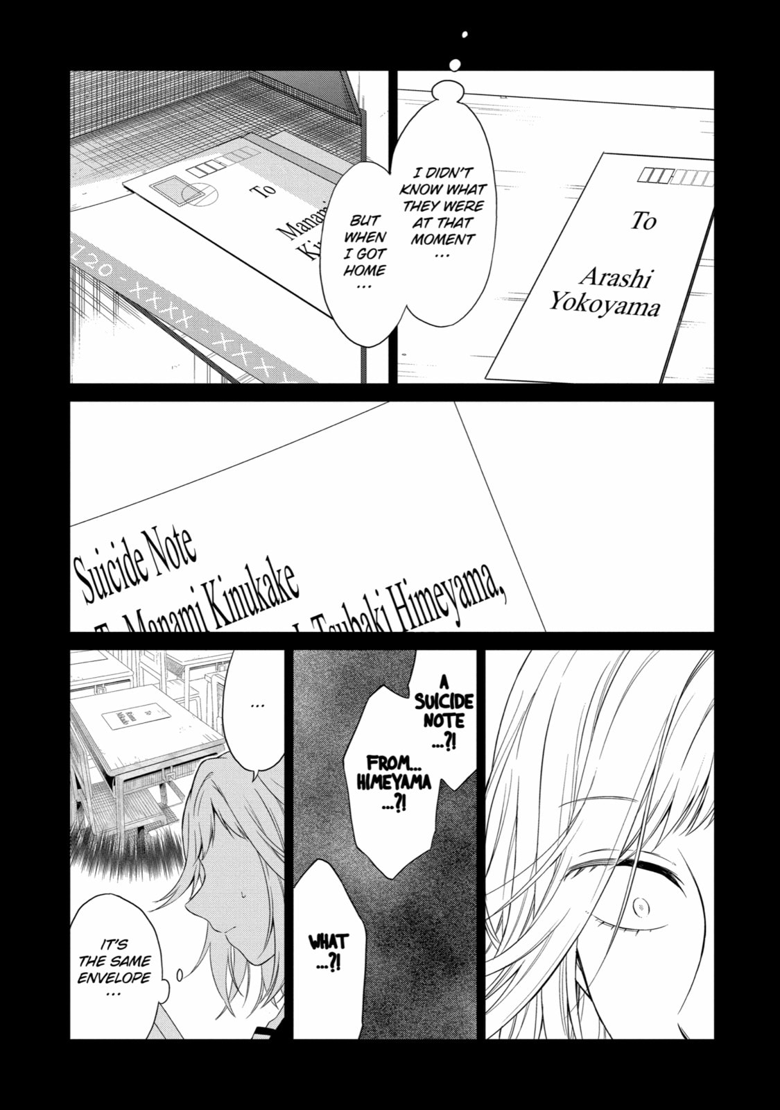 Read Suicide Notes Laid on the Table chapter 15 image 2 on Lezhin