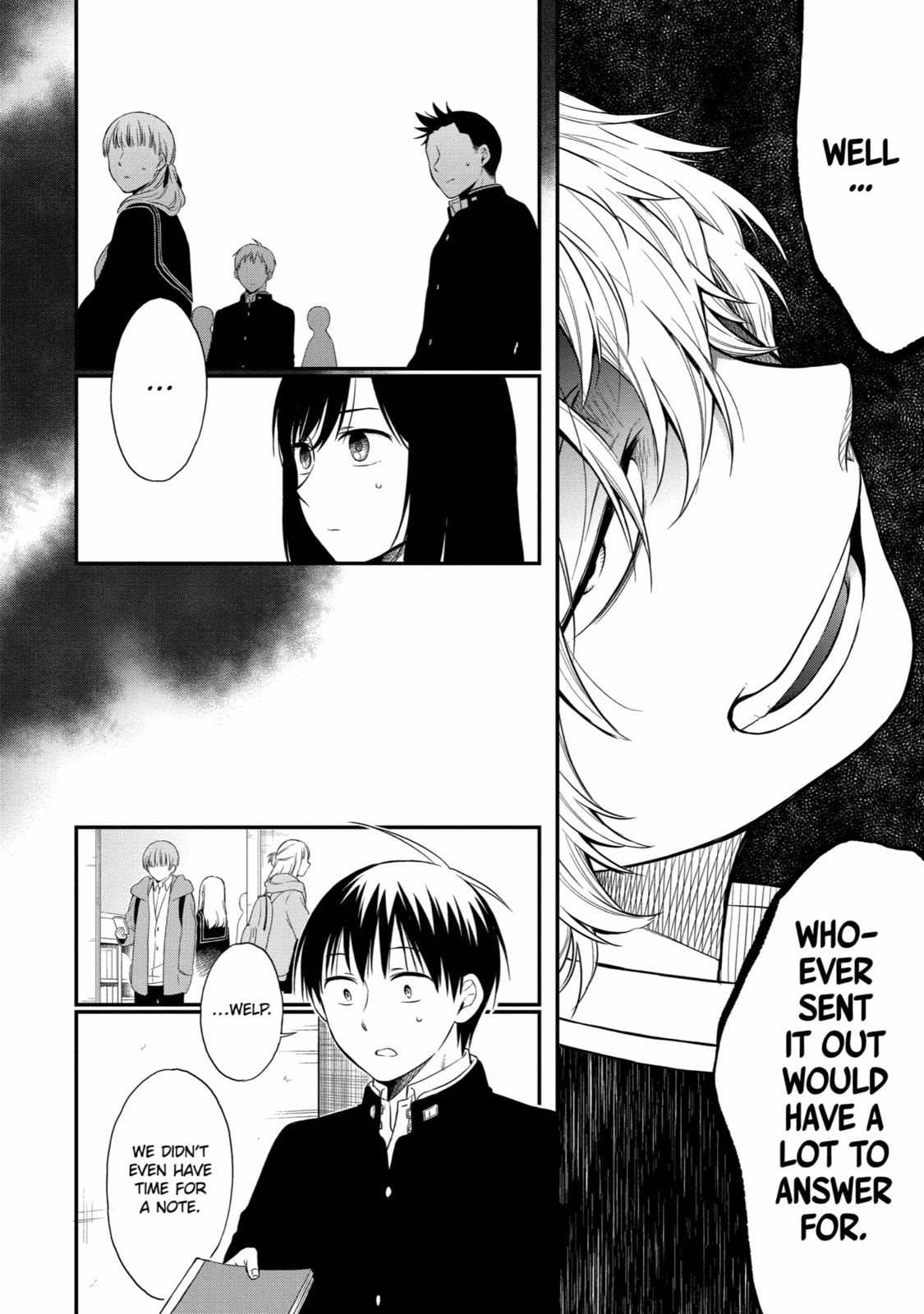 Read Suicide Notes Laid on the Table chapter 16 image 13 on Lezhin