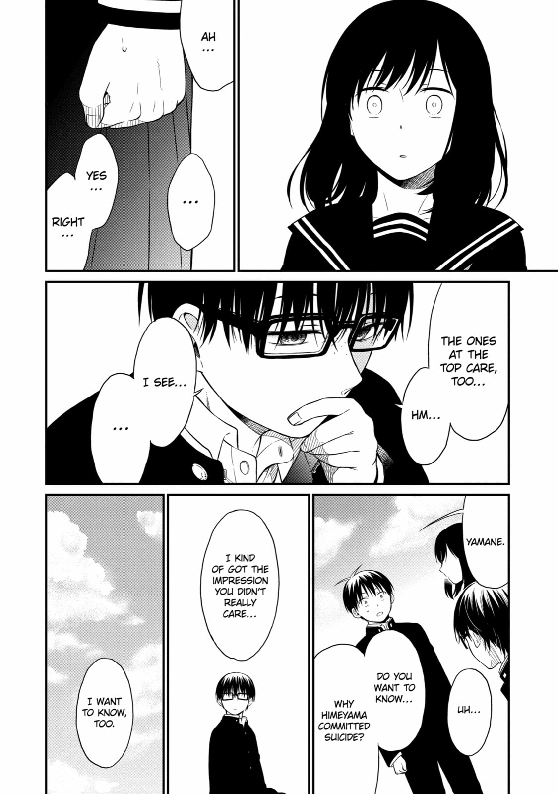 Read Suicide Notes Laid on the Table chapter 18 image 23 on Lezhin
