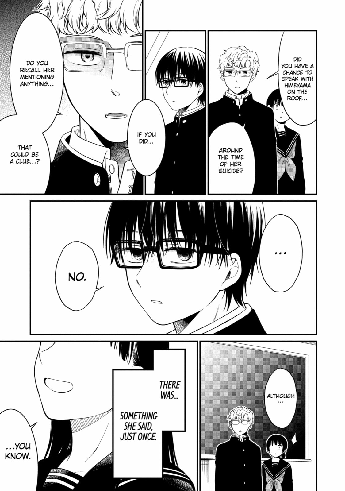 Read Suicide Notes Laid on the Table chapter 18 image 8 on Lezhin