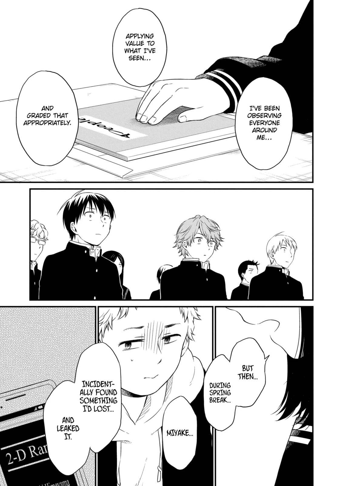 Read Suicide Notes Laid on the Table chapter 19.3 image 8 on Lezhin