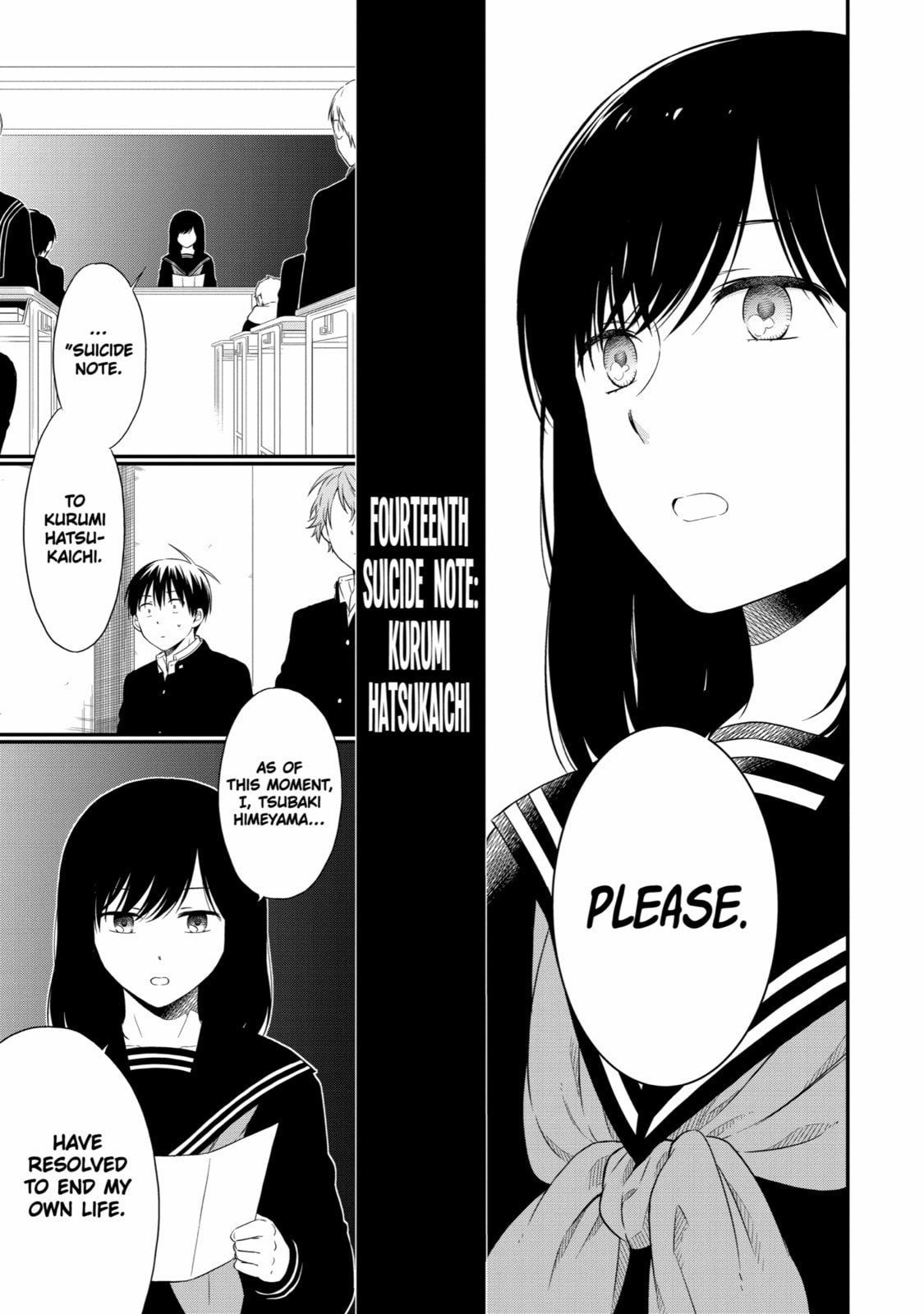 Read Suicide Notes Laid on the Table chapter 19 image 23 on Lezhin
