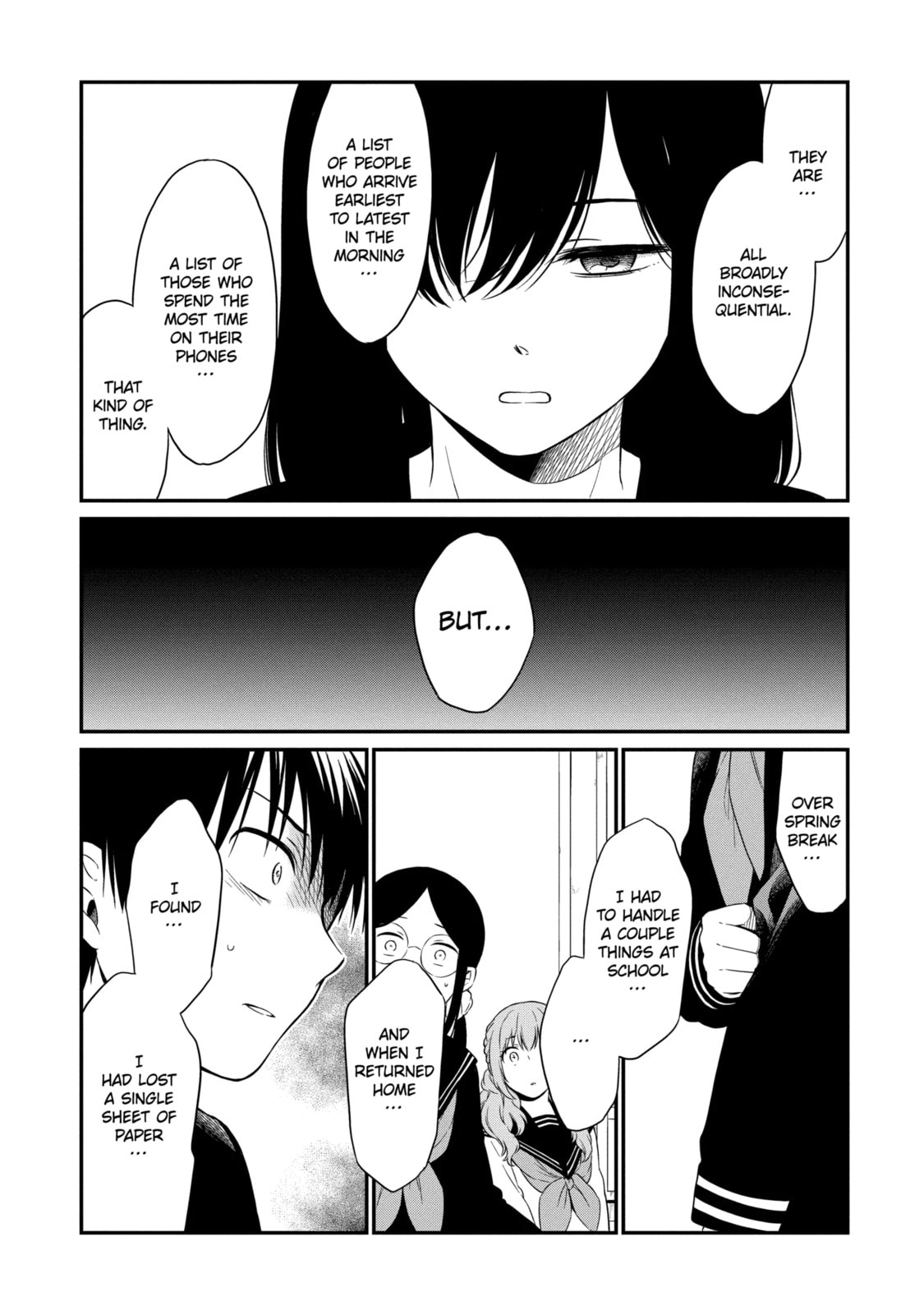 Read Suicide Notes Laid on the Table chapter 20.1 image 6 on Lezhin