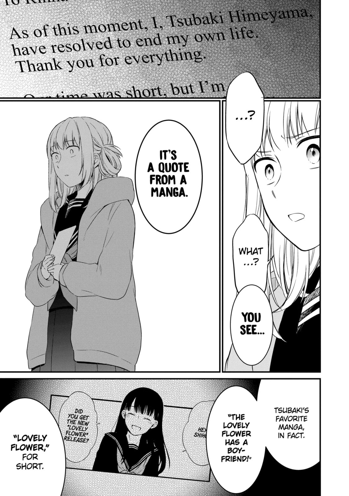 Read Suicide Notes Laid on the Table chapter 22.2 image 2 on Lezhin
