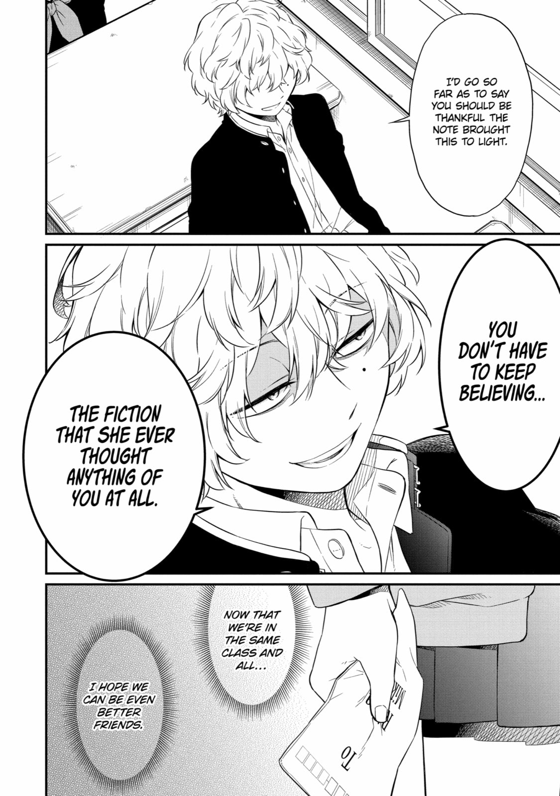 Read Suicide Notes Laid on the Table chapter 23 image 23 on Lezhin