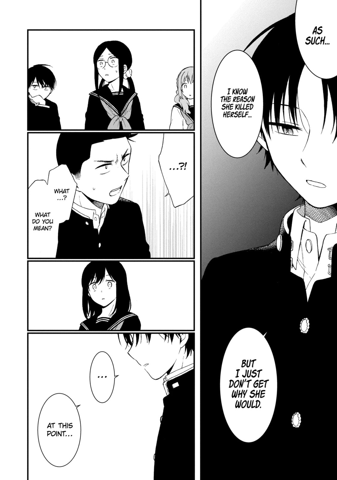 Read Suicide Notes Laid on the Table chapter 26.1 image 4 on Lezhin