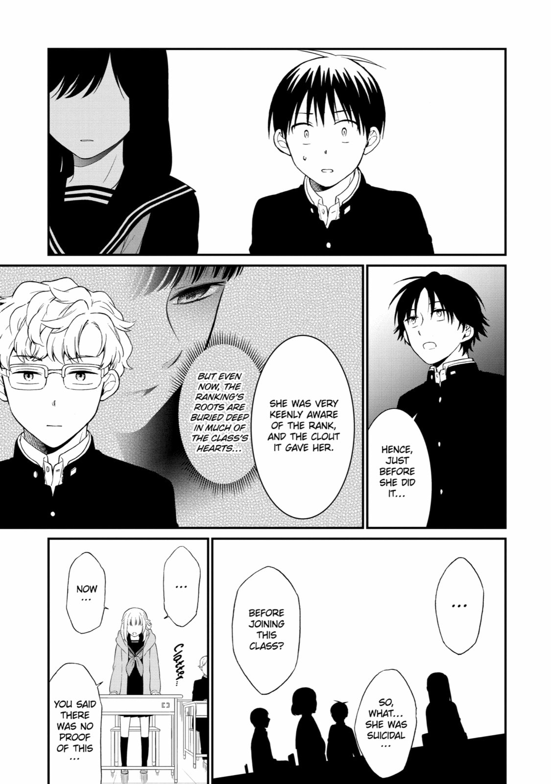 Read Suicide Notes Laid on the Table chapter 26 image 15 on Lezhin