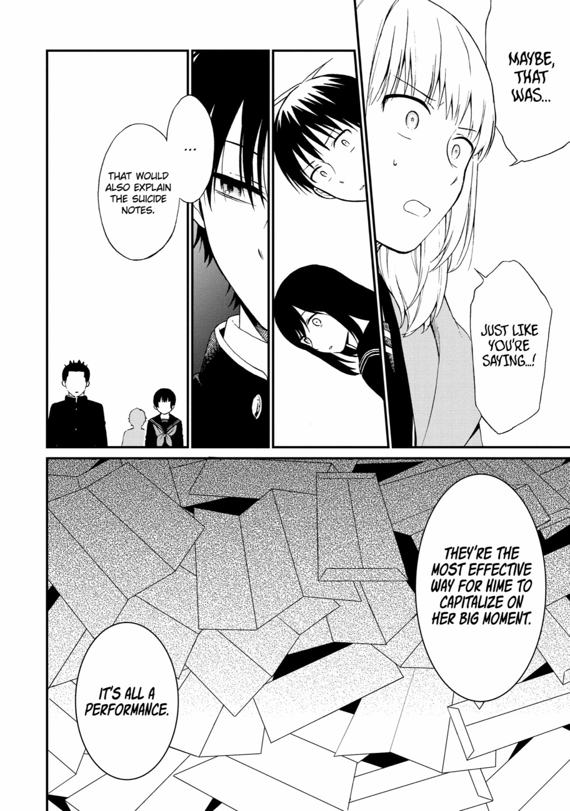 Read Suicide Notes Laid on the Table chapter 26 image 18 on Lezhin