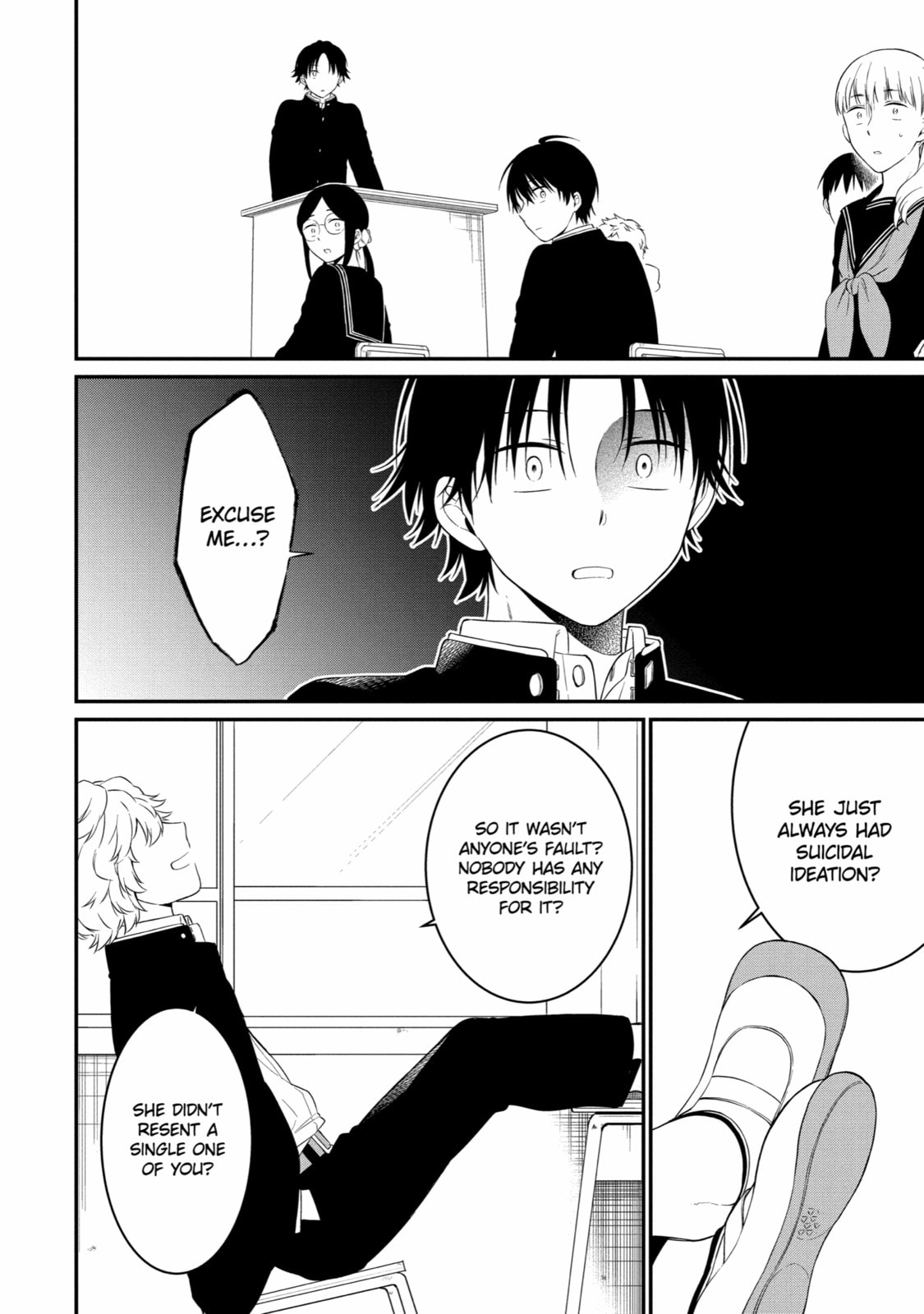 Read Suicide Notes Laid on the Table chapter 26 image 26 on Lezhin