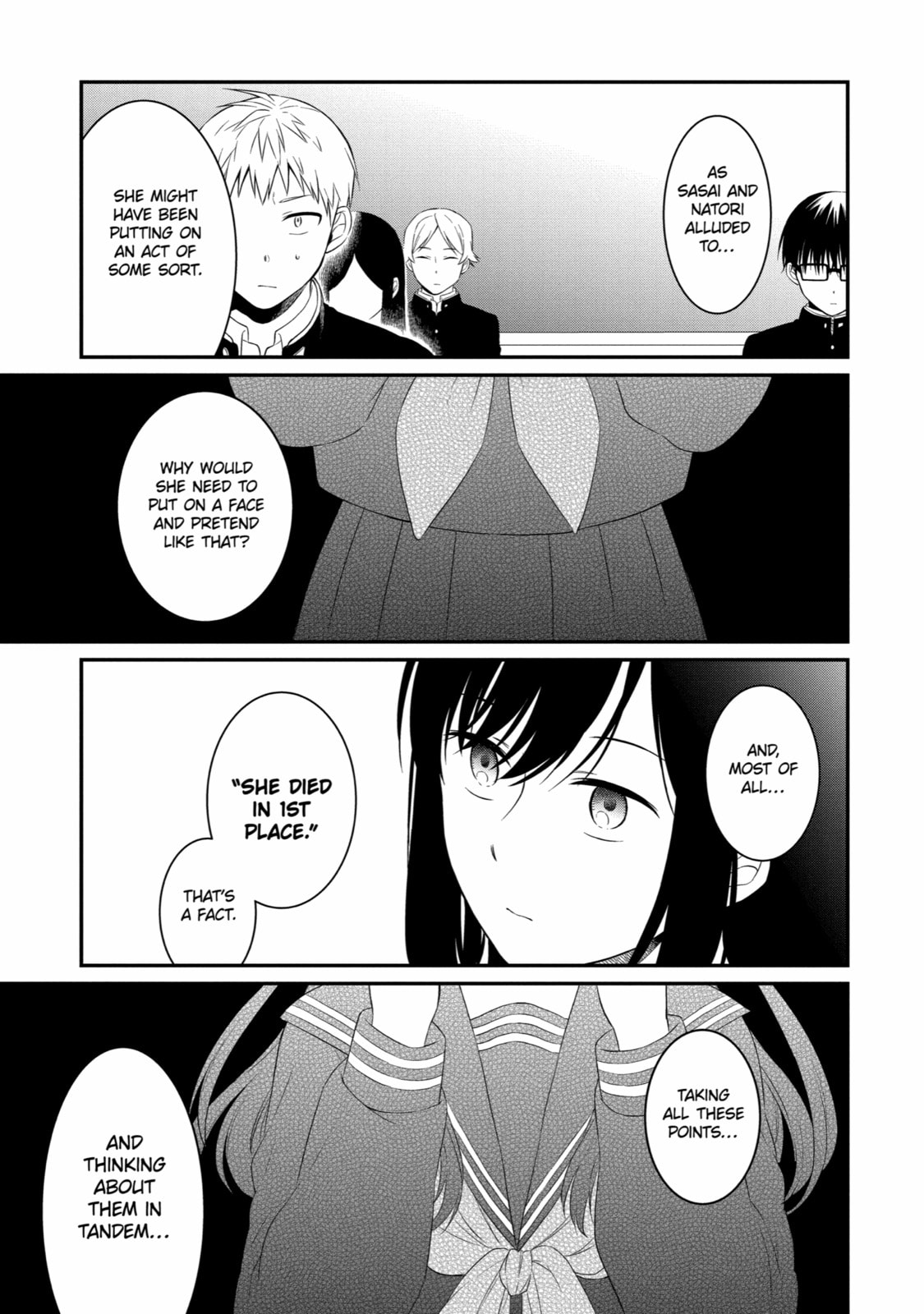 Read Suicide Notes Laid on the Table chapter 26 image 7 on Lezhin