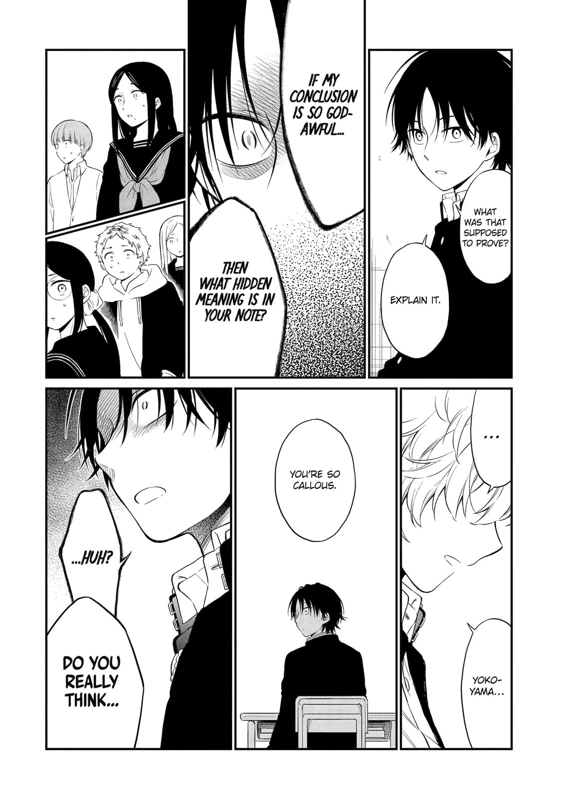 Read Suicide Notes Laid on the Table chapter 27.1 image 5 on Lezhin