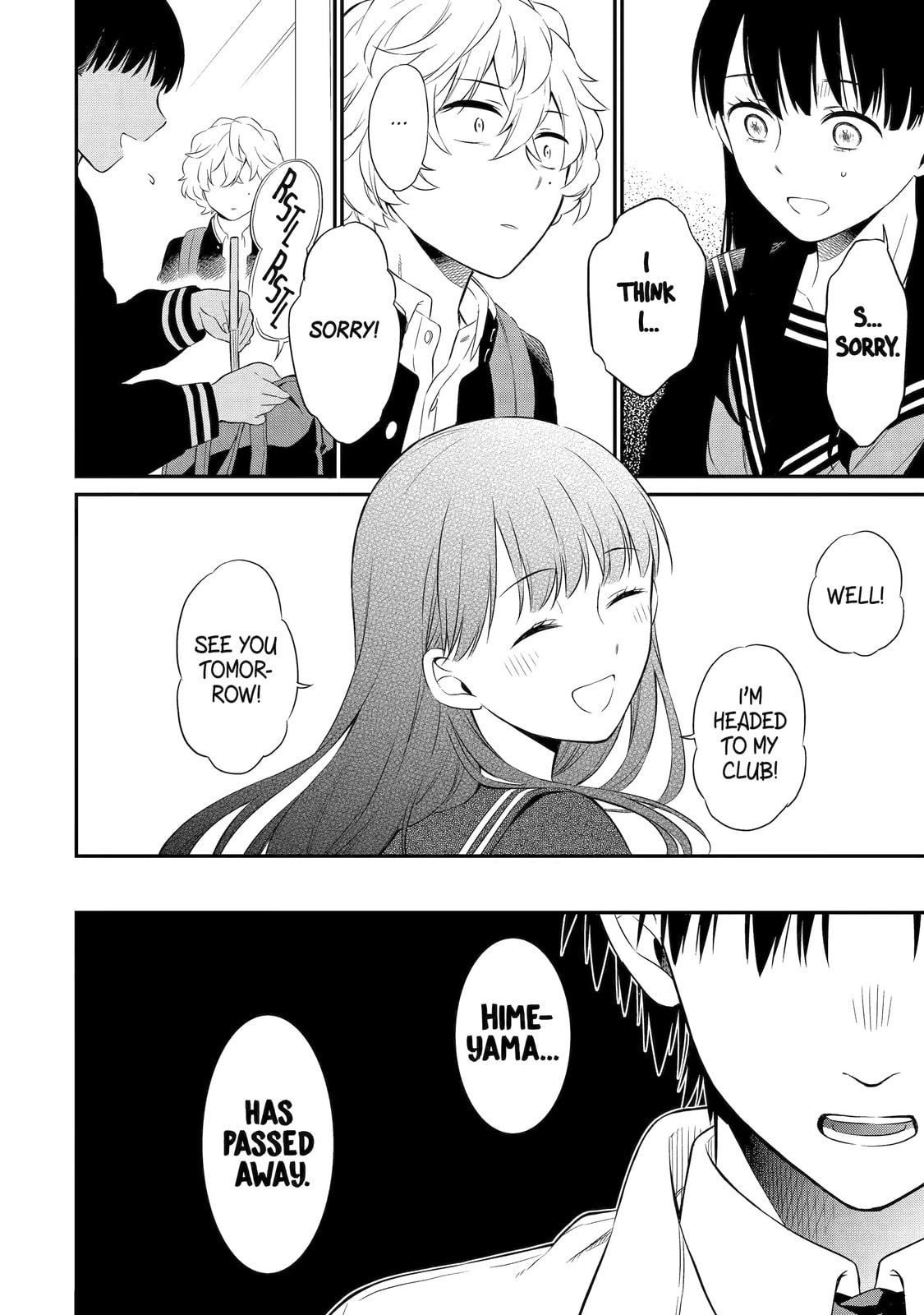 Read Suicide Notes Laid on the Table chapter 28.2 image 8 on Lezhin