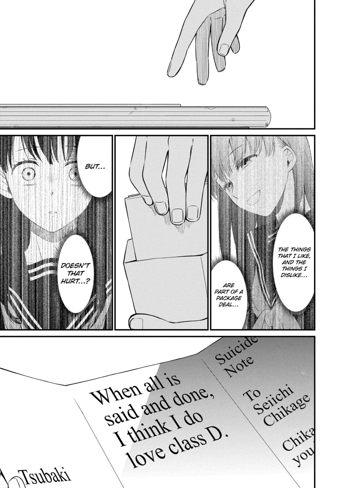 Read Suicide Notes Laid on the Table chapter 29.1 image 8 on Lezhin