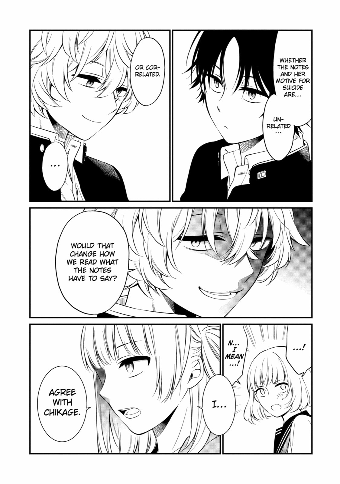 Read Suicide Notes Laid on the Table chapter 29 image 16 on Lezhin
