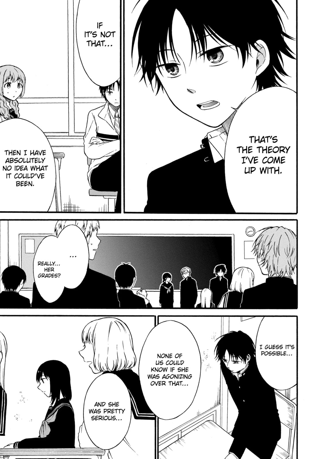 Read Suicide Notes Laid on the Table chapter 3.5 image 2 on Lezhin