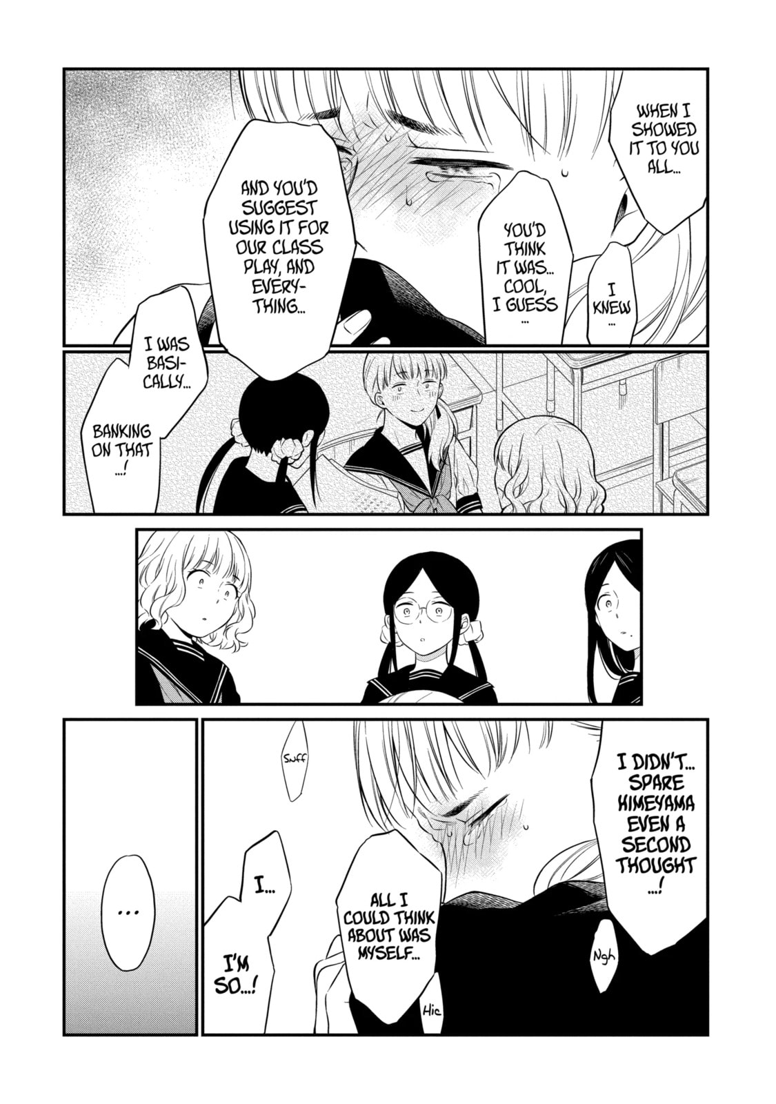 Read Suicide Notes Laid on the Table chapter 31.1 image 3 on Lezhin