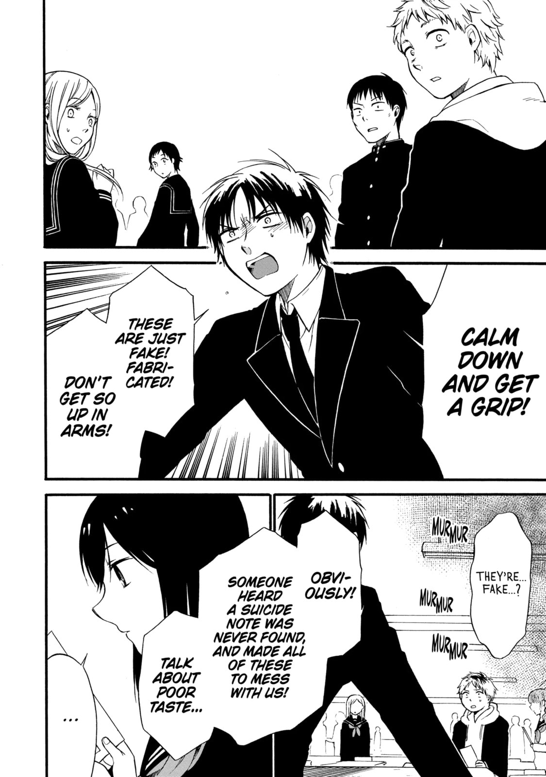 Read Suicide Notes Laid on the Table chapter 35.2 image 1 on Lezhin