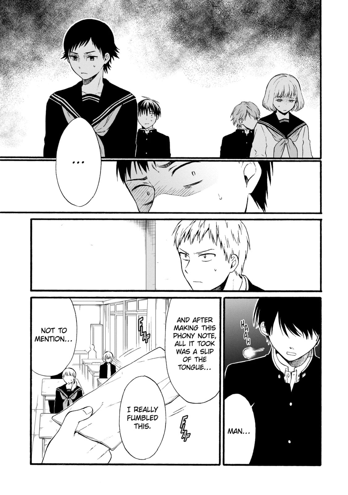Read Suicide Notes Laid on the Table chapter 36.2 image 4 on Lezhin