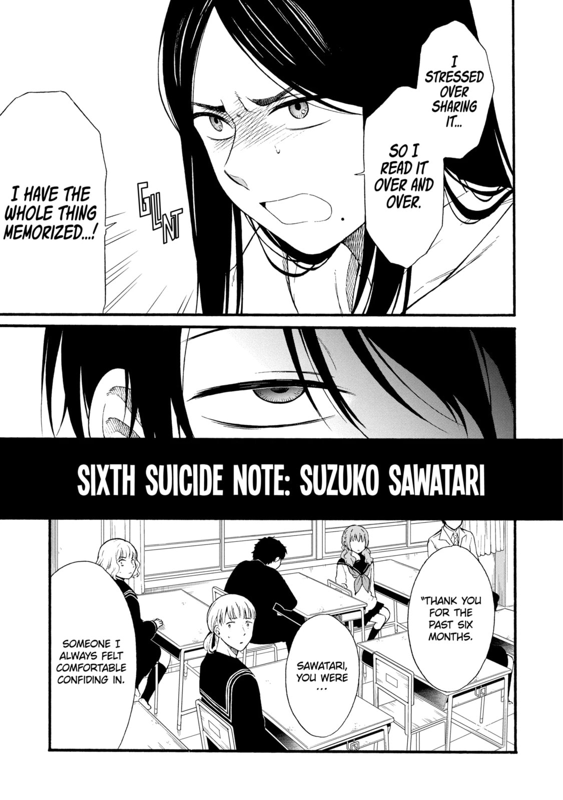 Read Suicide Notes Laid on the Table chapter 36.2 image 6 on Lezhin