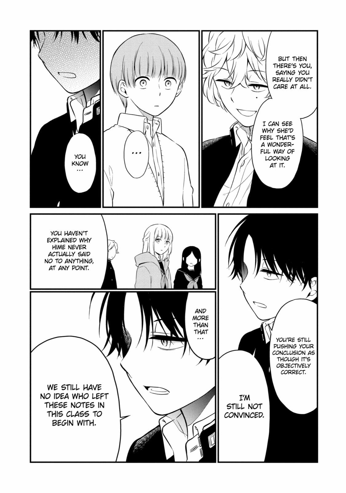 Read Suicide Notes Laid on the Table chapter 39 image 22 on Lezhin