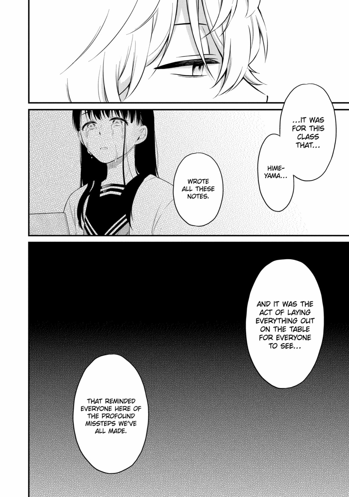 Read Suicide Notes Laid on the Table chapter 39 image 9 on Lezhin