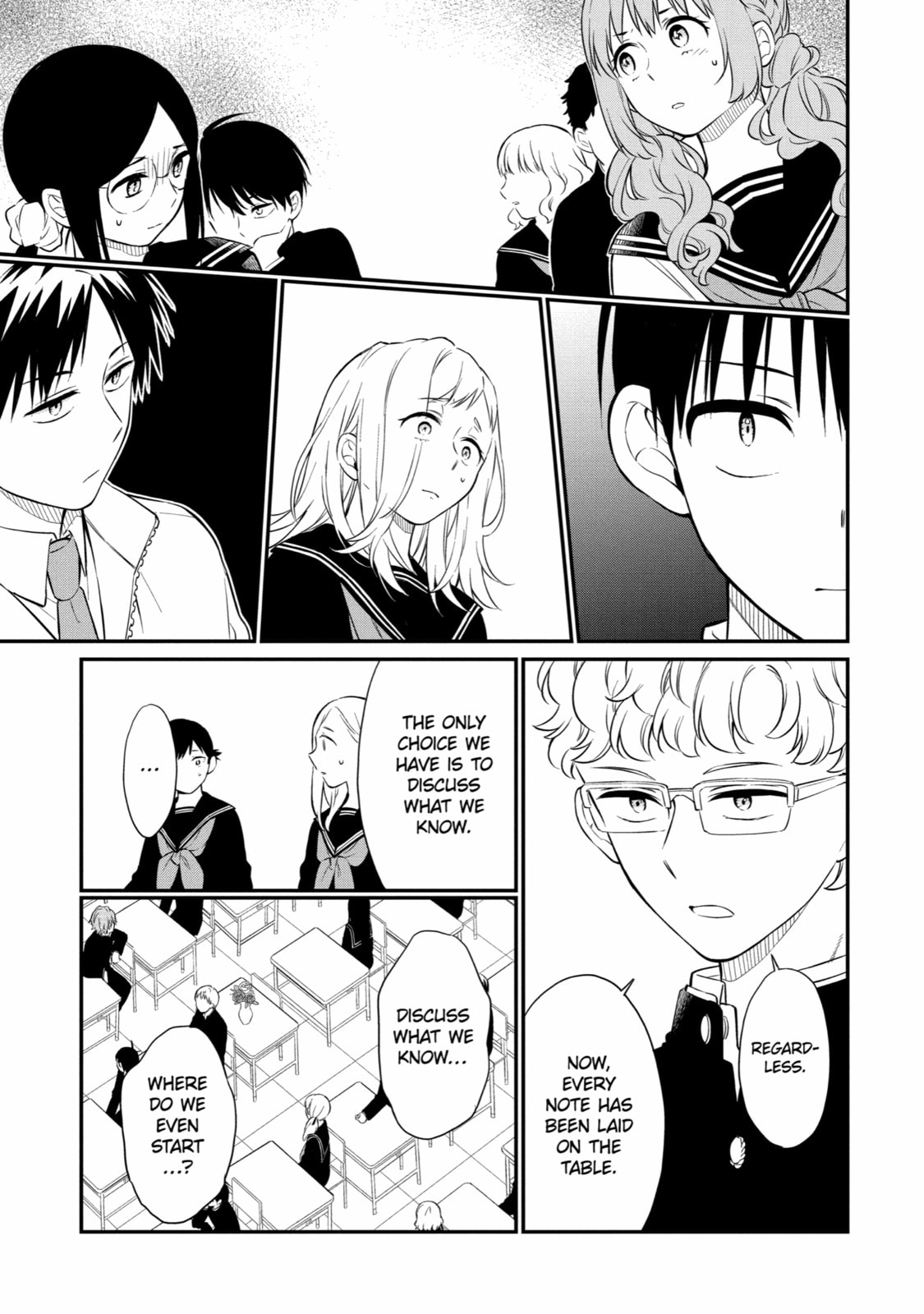Read Suicide Notes Laid on the Table chapter 44 image 15 on Lezhin
