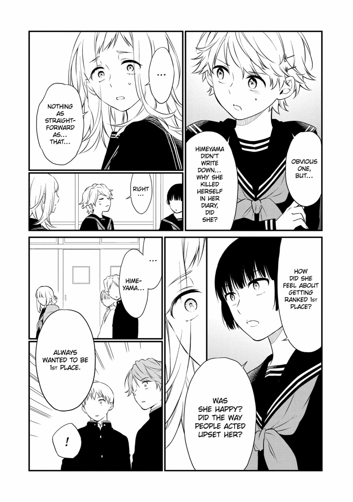 Read Suicide Notes Laid on the Table chapter 44 image 16 on Lezhin