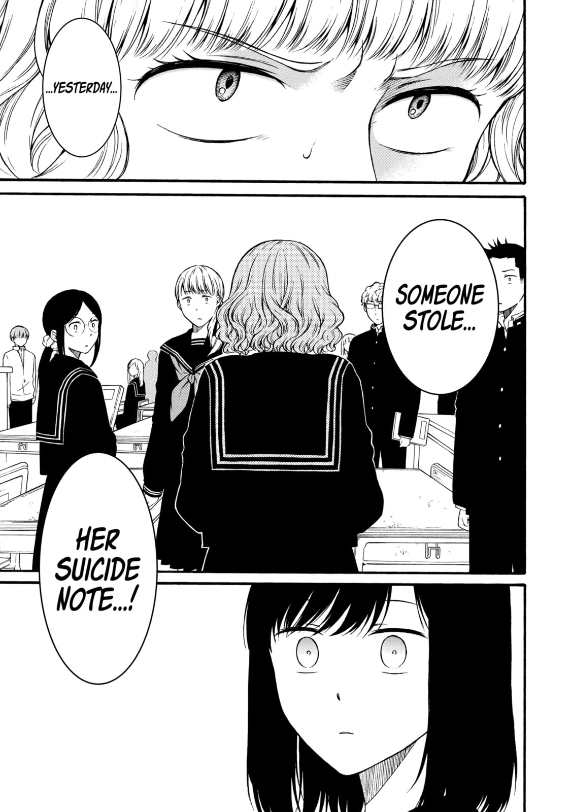 Read Suicide Notes Laid on the Table chapter 6.2 image 4 on Lezhin