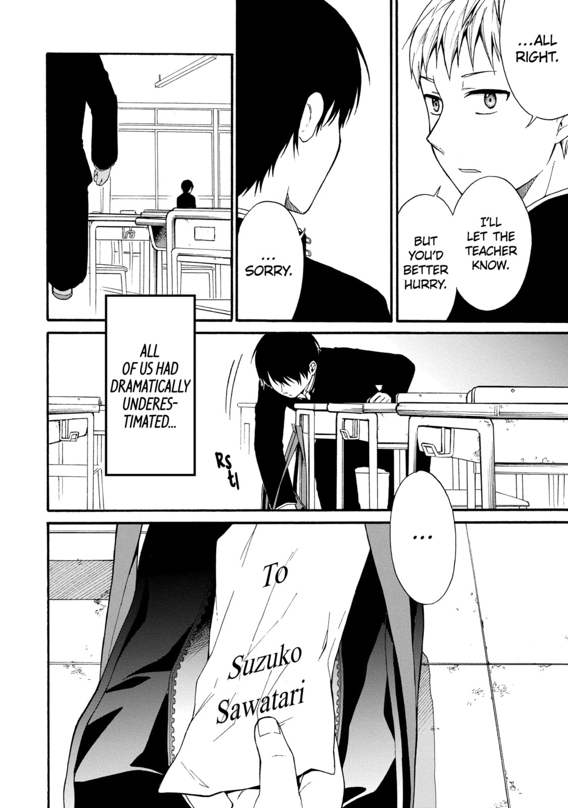 Read Suicide Notes Laid on the Table chapter 6.3 image 3 on Lezhin