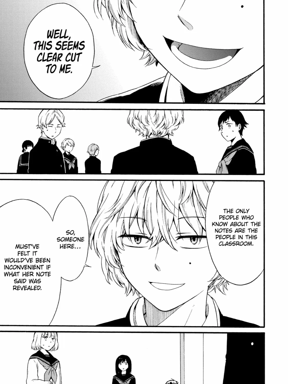 Read Suicide Notes Laid on the Table chapter 6 image 32 on Lezhin