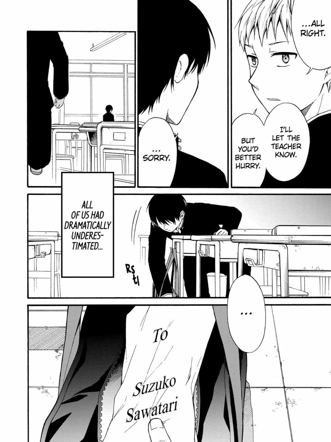 Read Suicide Notes Laid on the Table chapter 6 image 50 on Lezhin