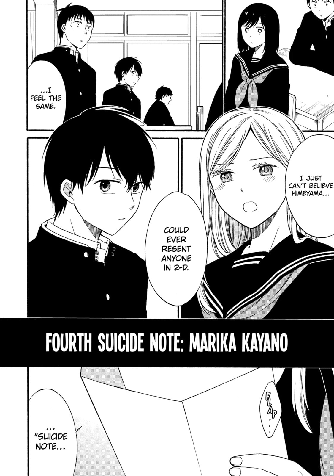 Read Suicide Notes Laid on the Table chapter 7.3 image 5 on Lezhin