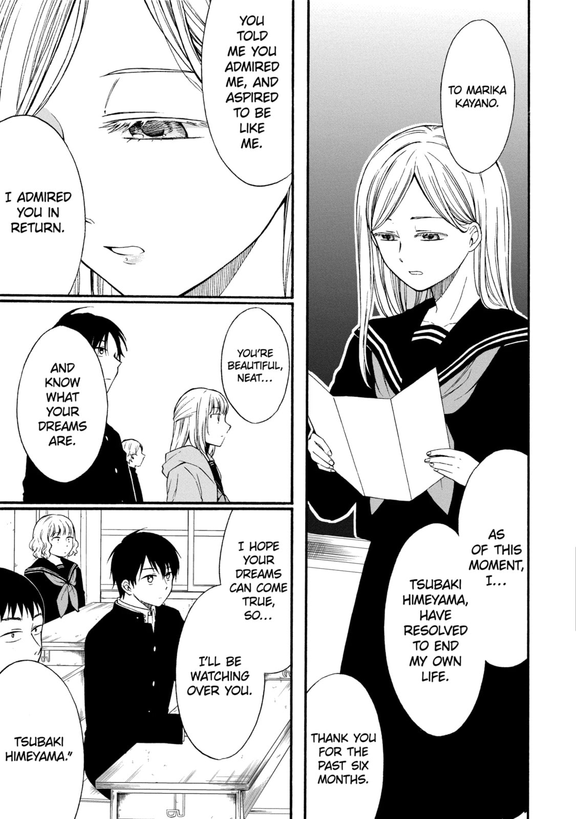 Read Suicide Notes Laid on the Table chapter 7.3 image 6 on Lezhin