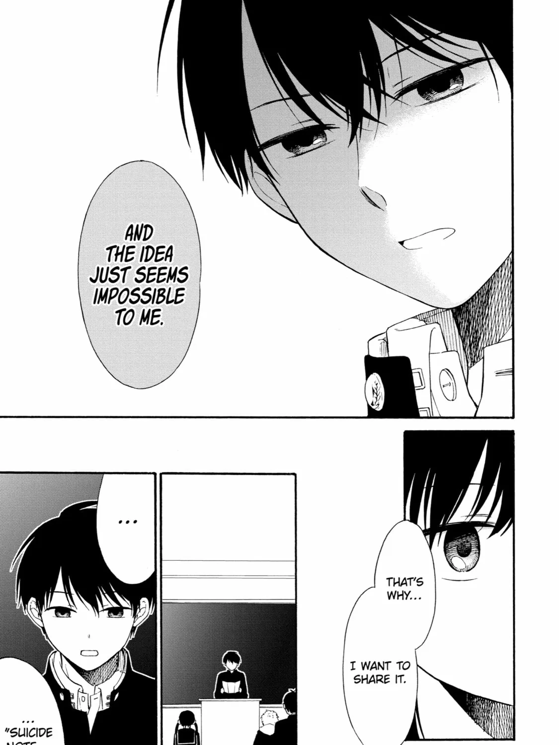 Read Suicide Notes Laid on the Table chapter 7 image 17 on Lezhin