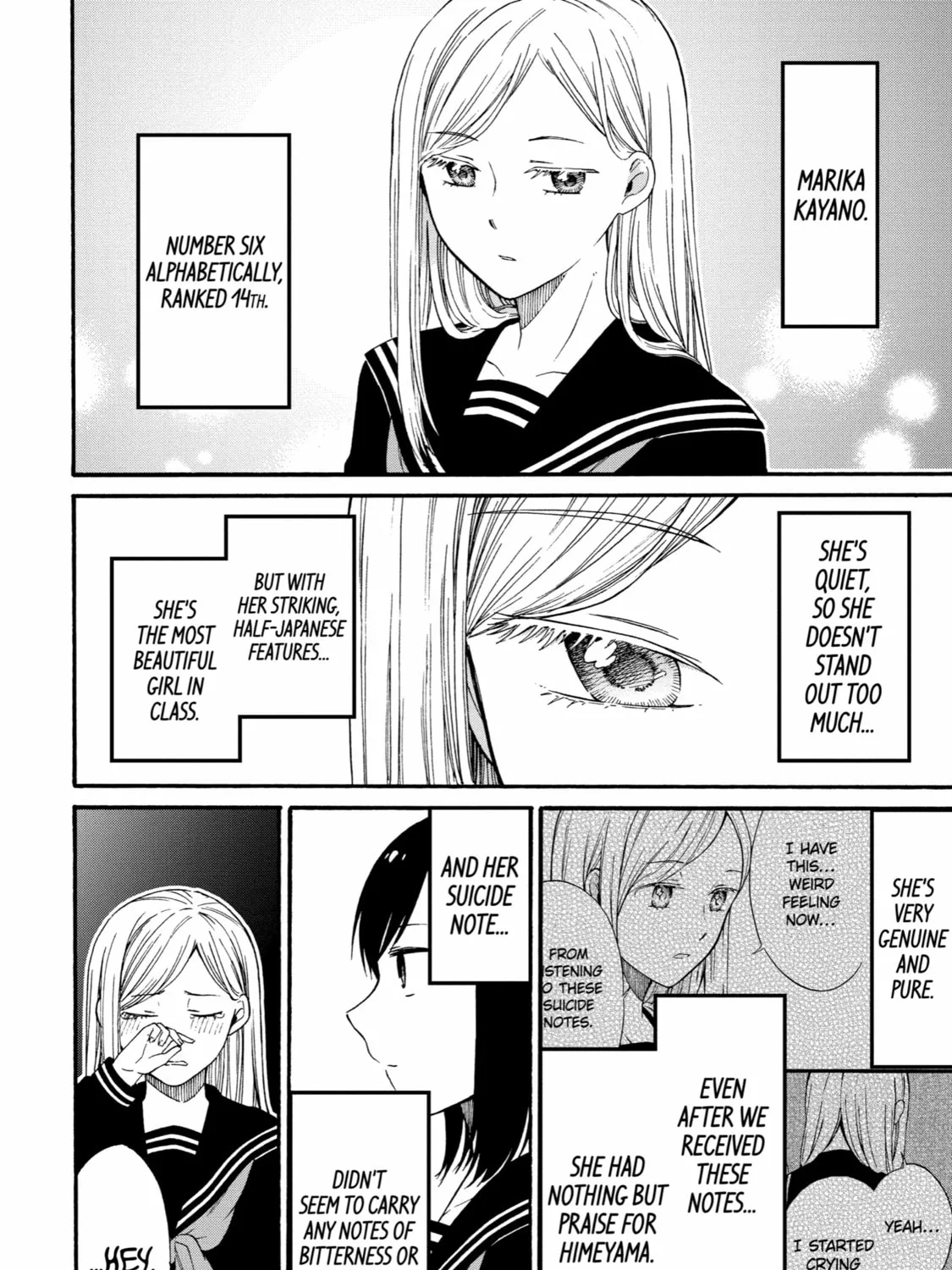 Read Suicide Notes Laid on the Table chapter 7 image 59 on Lezhin