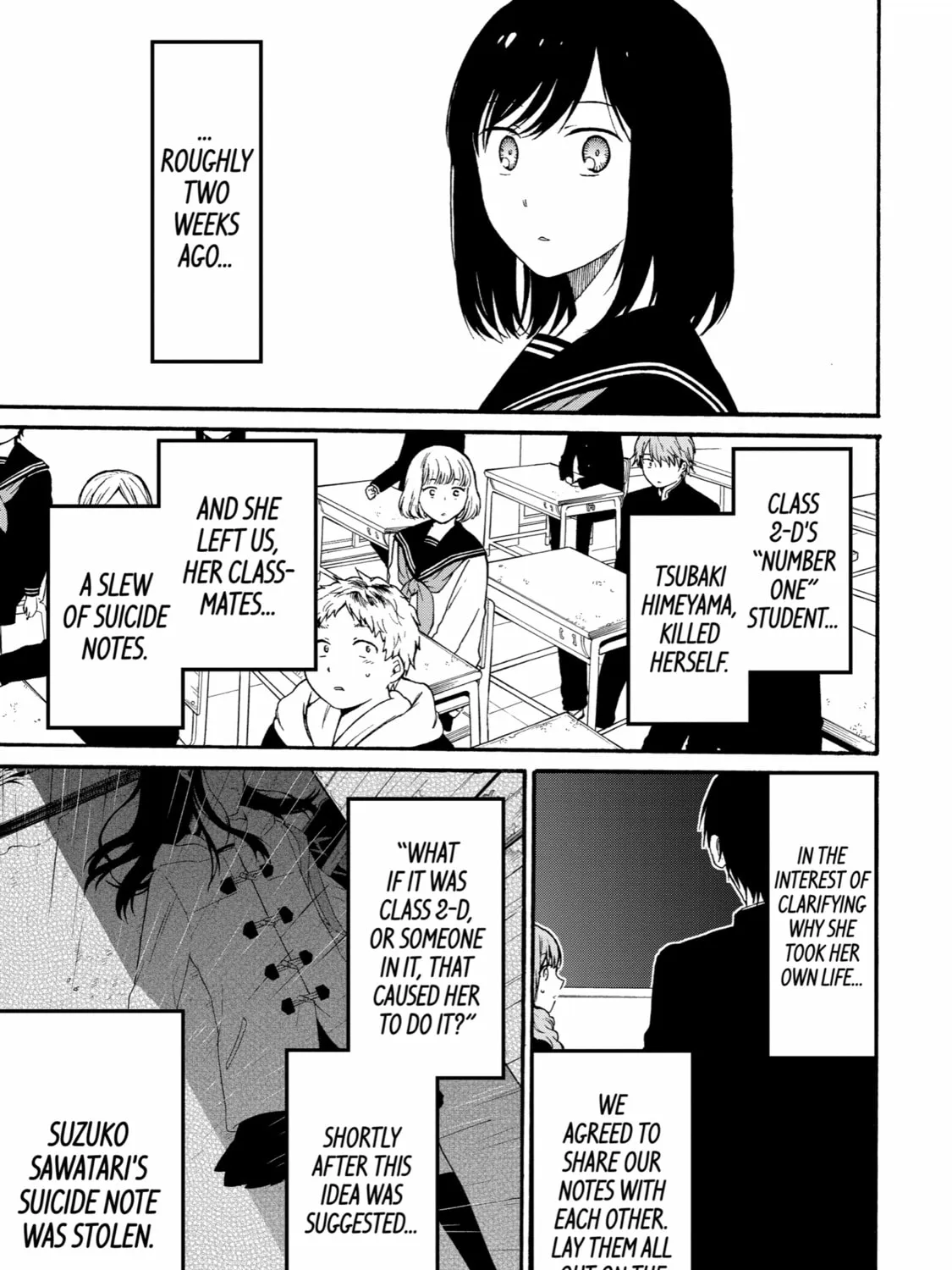 Read Suicide Notes Laid on the Table chapter 7 image 9 on Lezhin