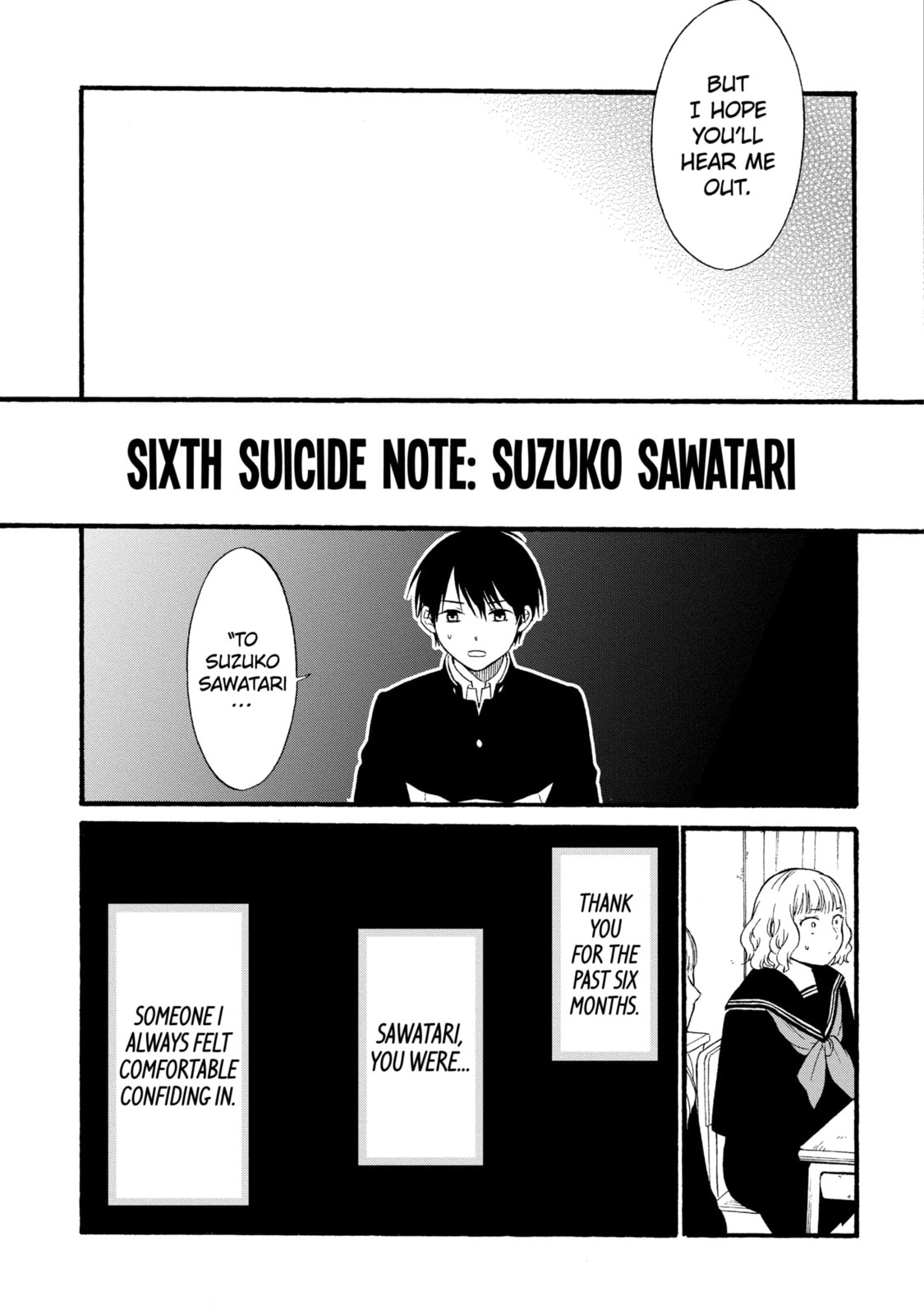 Read Suicide Notes Laid on the Table chapter 9.2 image 2 on Lezhin