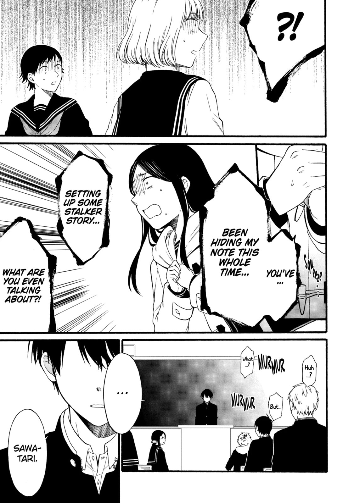 Read Suicide Notes Laid on the Table chapter 9.3 image 8 on Lezhin