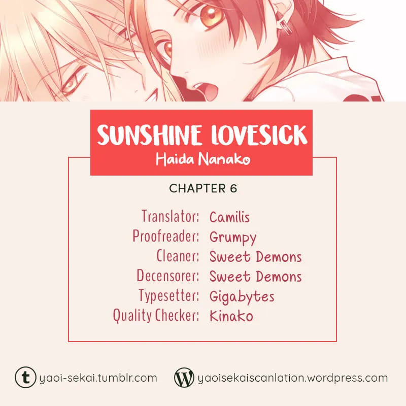 Read Sunshine Lovesick chapter 6 image 1 on Lezhin