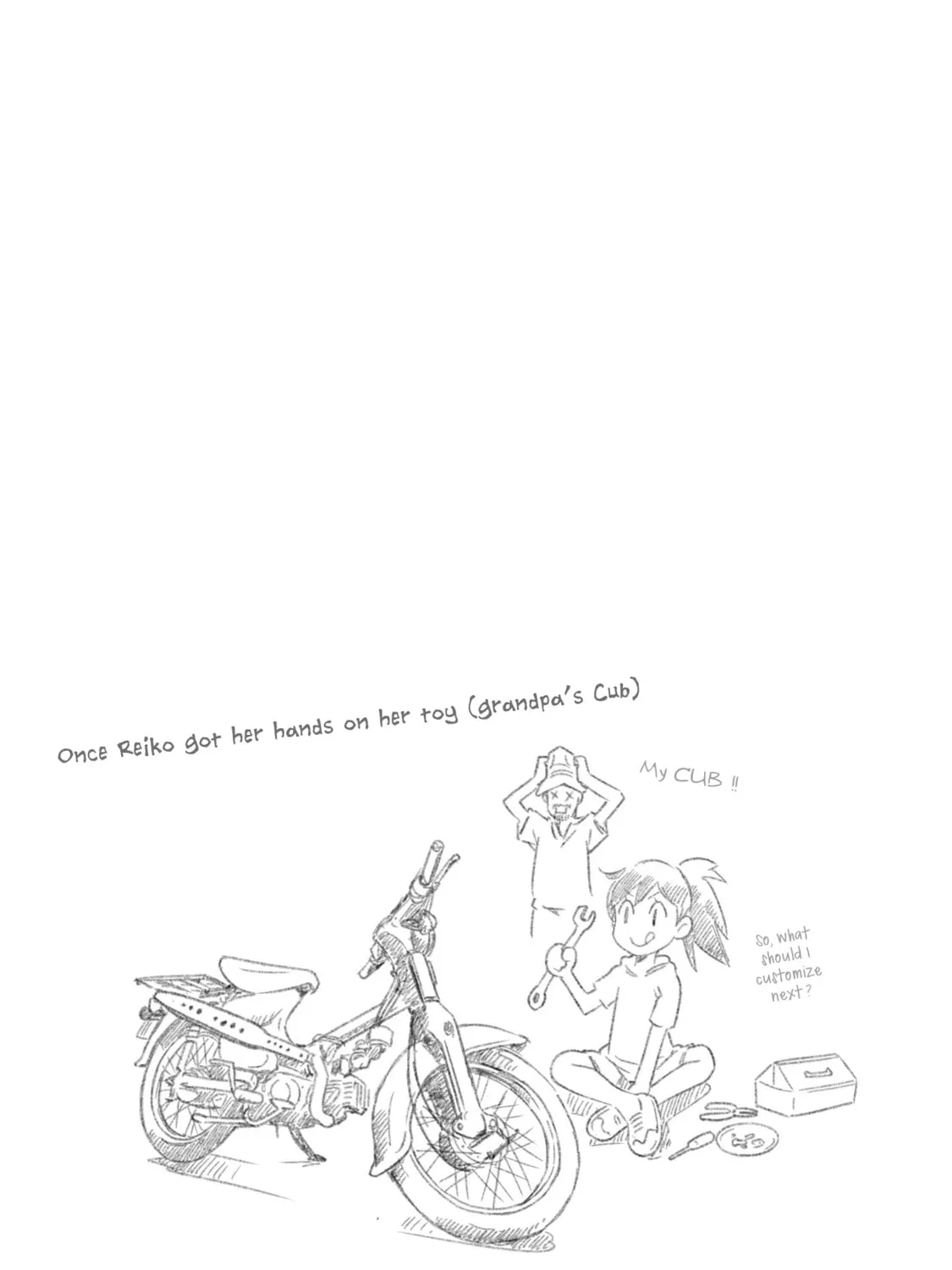 Read Super Cub Rei chapter 4.5 image 6 on Lezhin