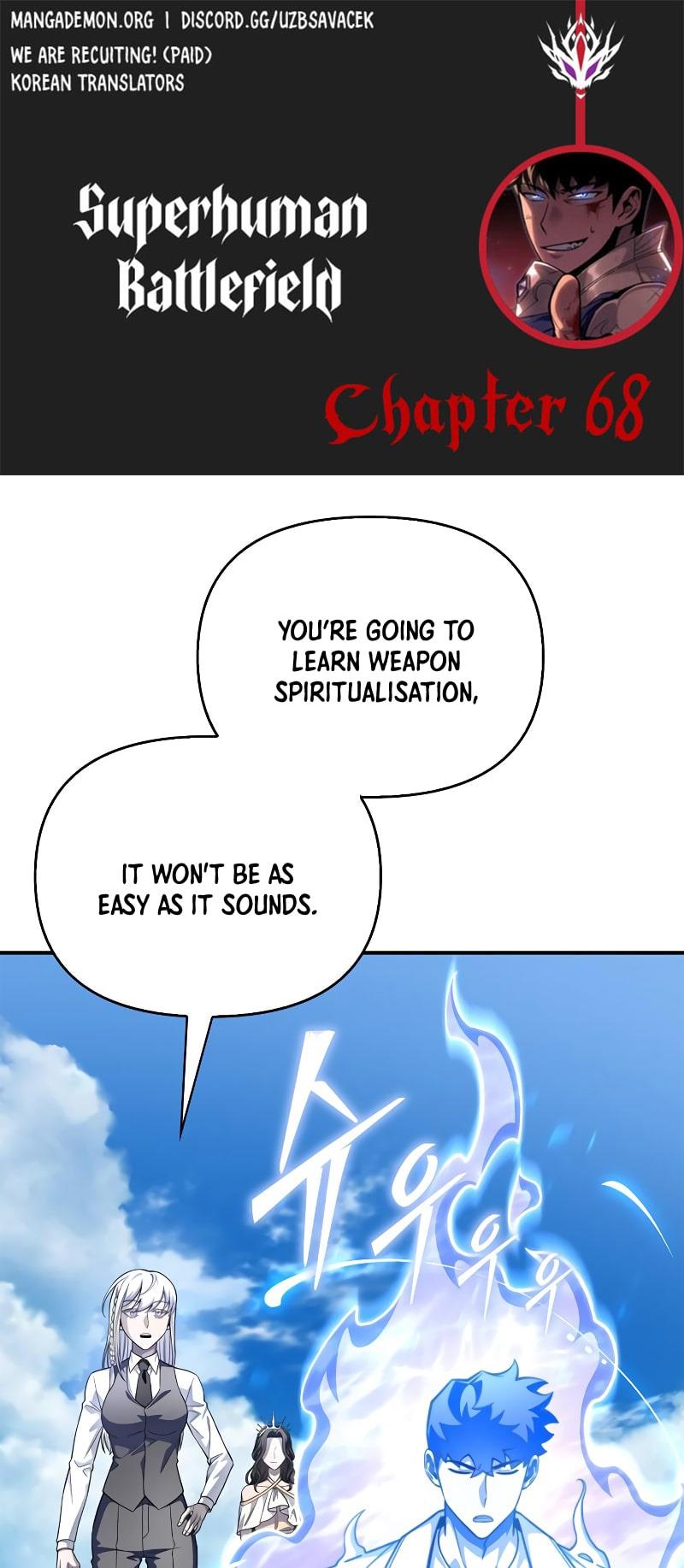 Read Superhuman Battlefield chapter 68 image 0 on Lezhin