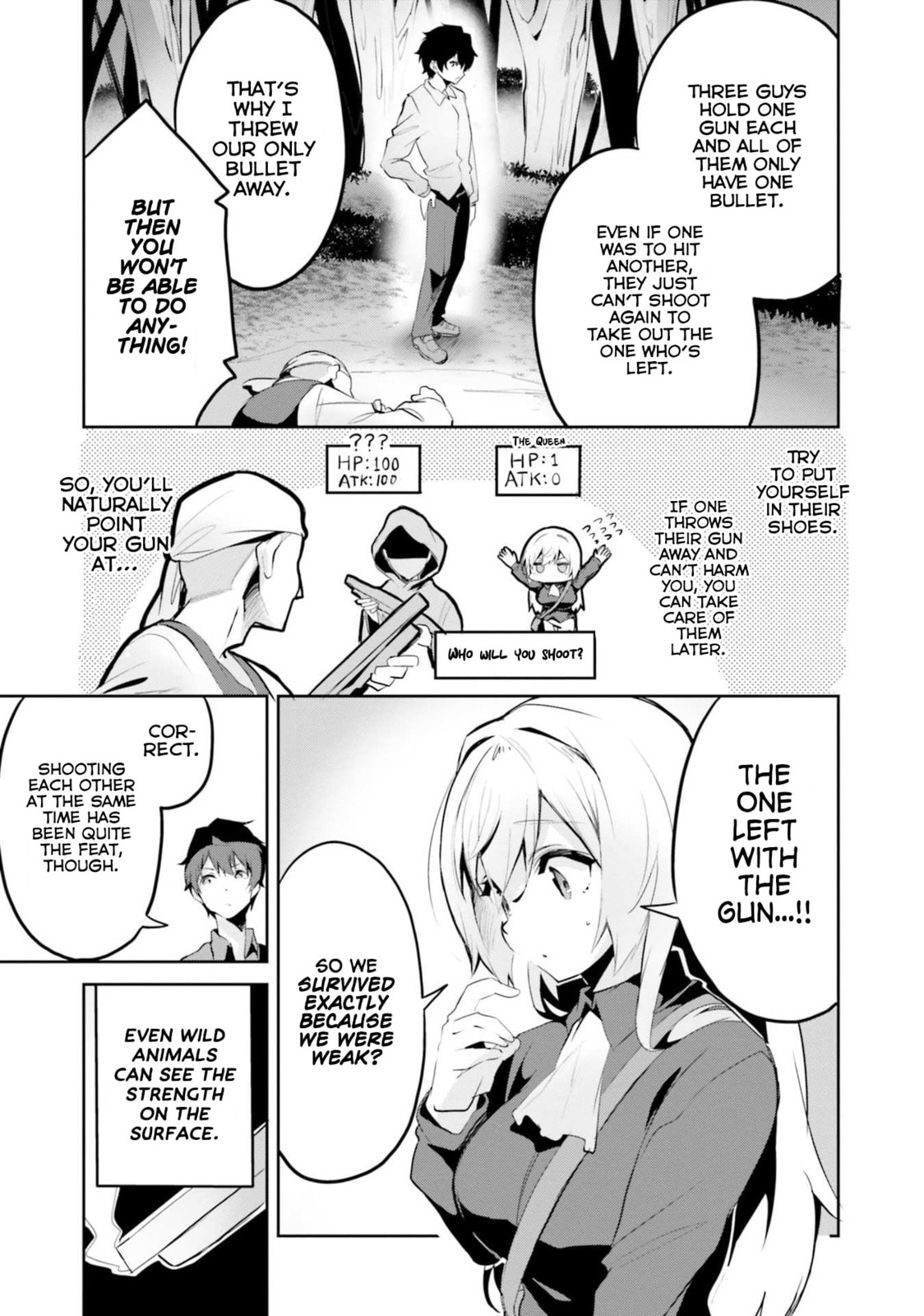 Survival Strategy Thinking with Game Theory for Save the Weak Chapter 2 page 27 - 
