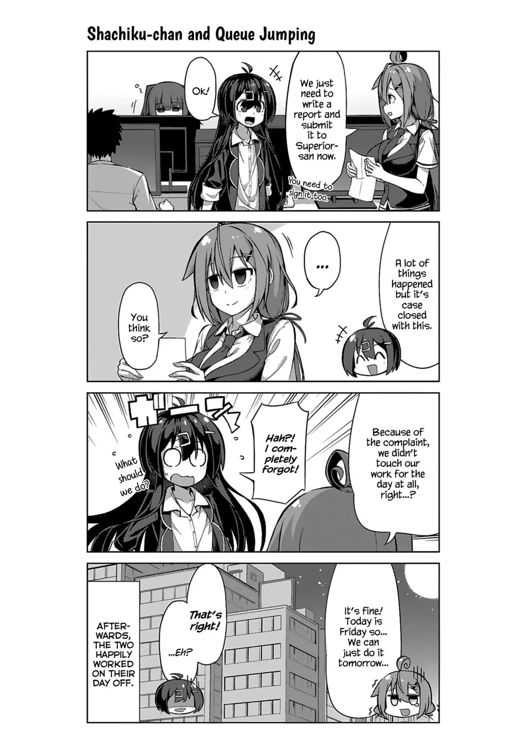 Survive! Shachiku-chan Chapter 12 page 21 - 