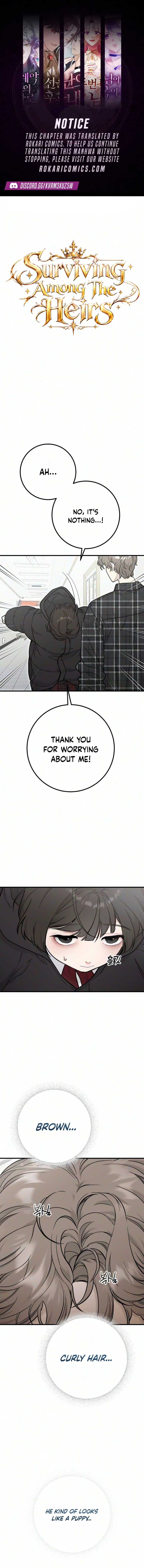 Read Surviving Among the Heirs chapter 7 image 0 on Lezhin